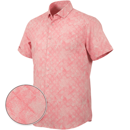 Oxford Diamonds Woven Shirt – Pink
