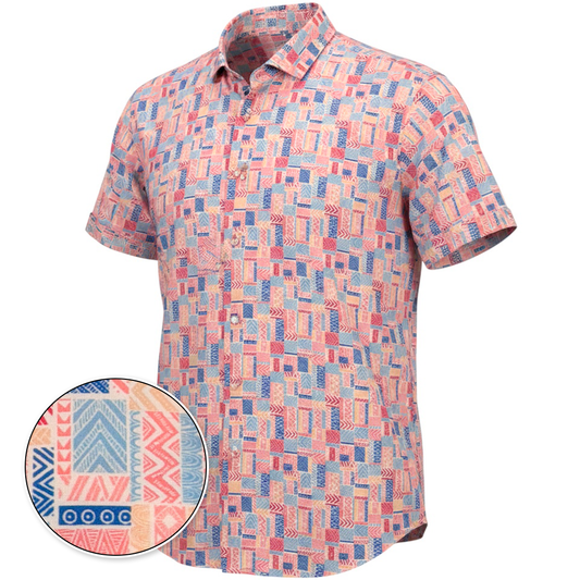 Bluestone Tiles Woven Shirt – Mixed Multi