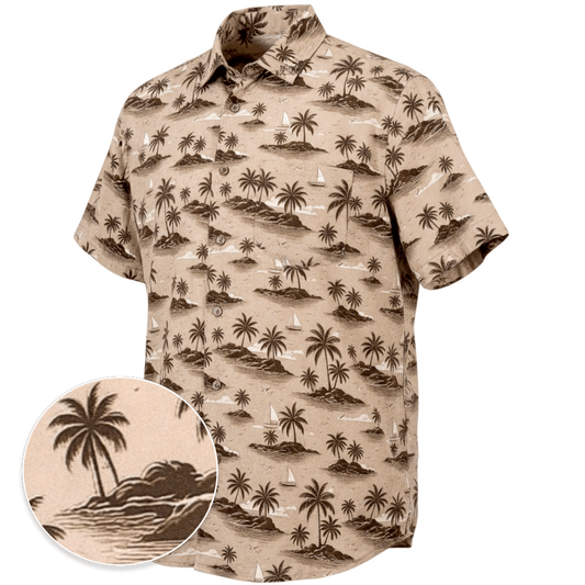 My Isle Woven Shirt – Khaki