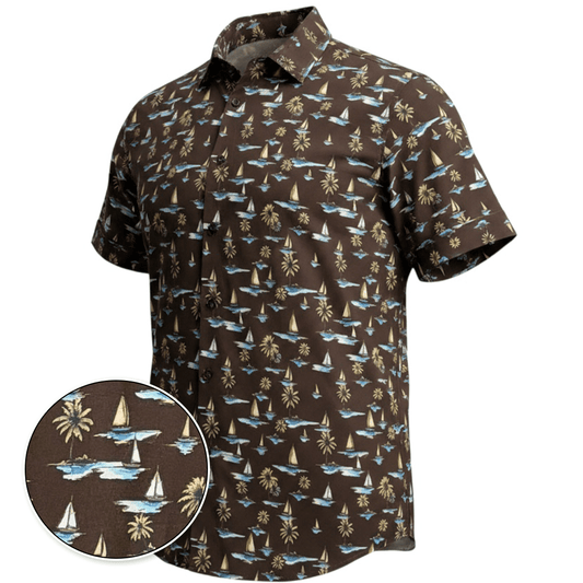 Sail Away Woven Shirt – Black Multi