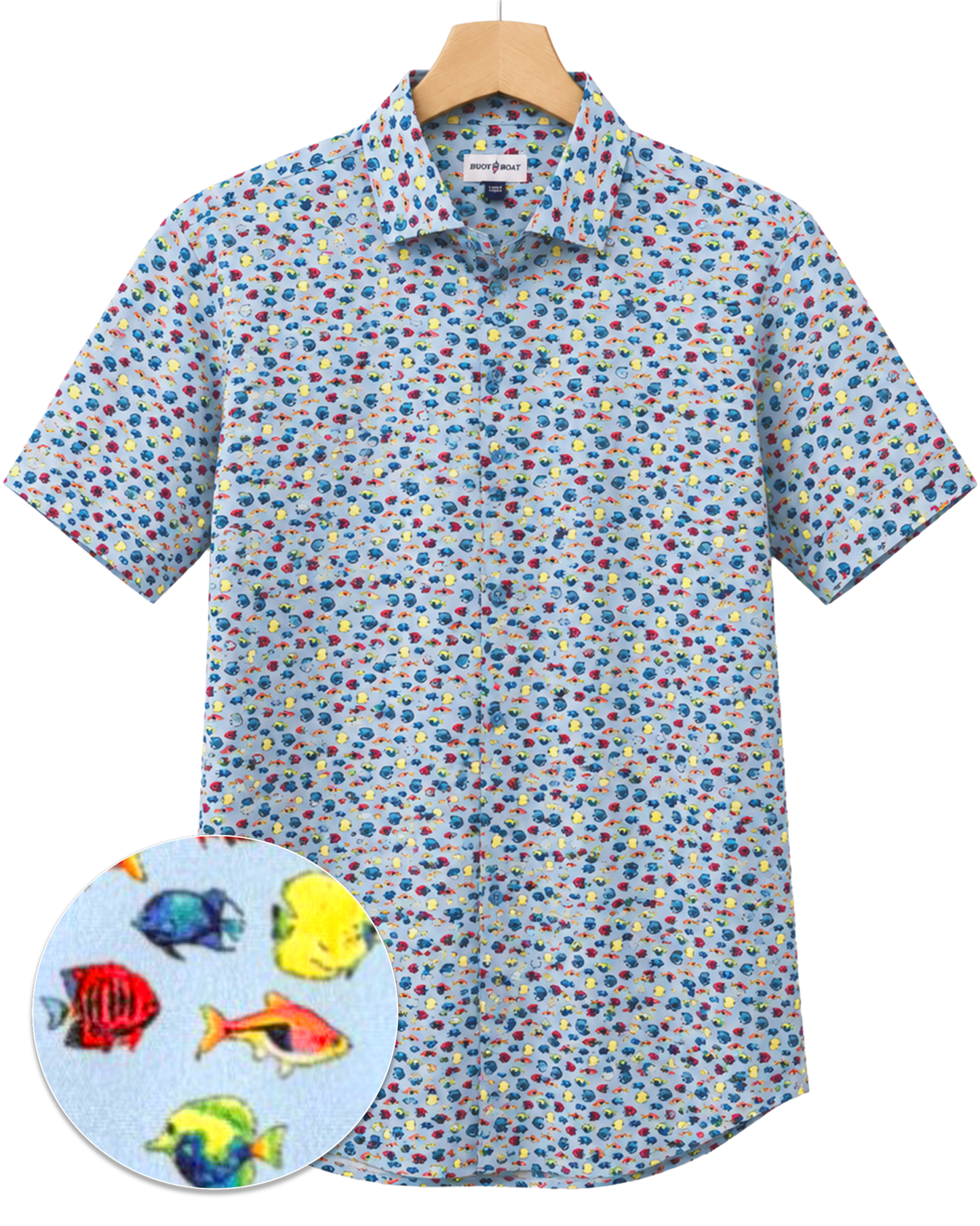 Aquarium Woven Shirt - Buoy & Boat - Short Sleeve Woven - 