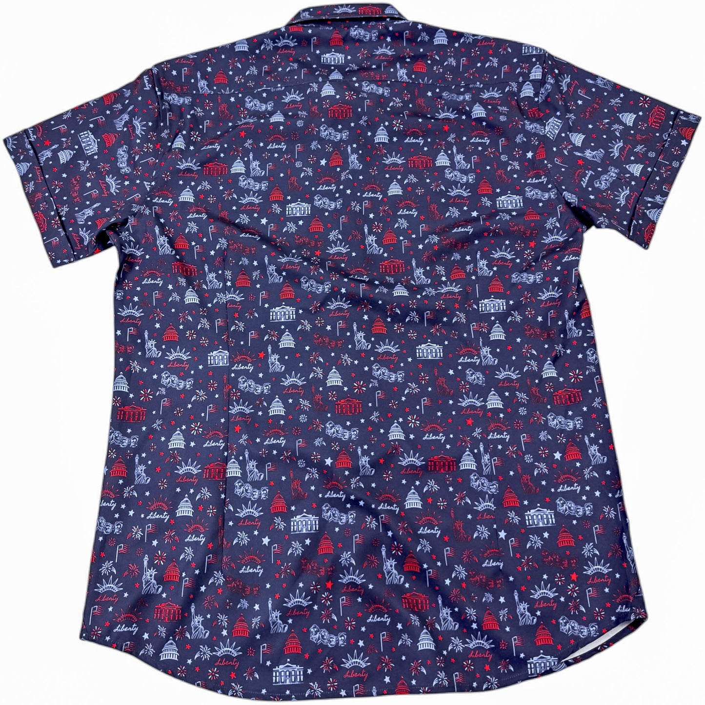 Lady Liberty Woven Shirt – Navy