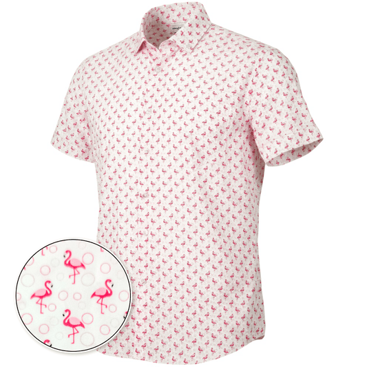 Flamingo Woven Shirt - Pink