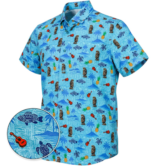 Isla Bonita Woven Shirt - Lagoon