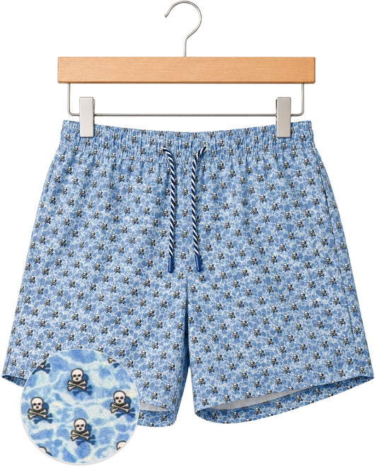 Water Skulls Swim Trunks