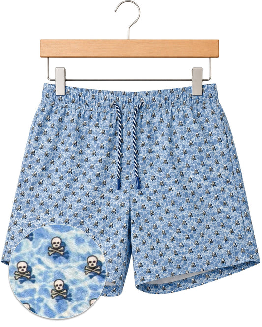 Water Skulls Swim Trunks