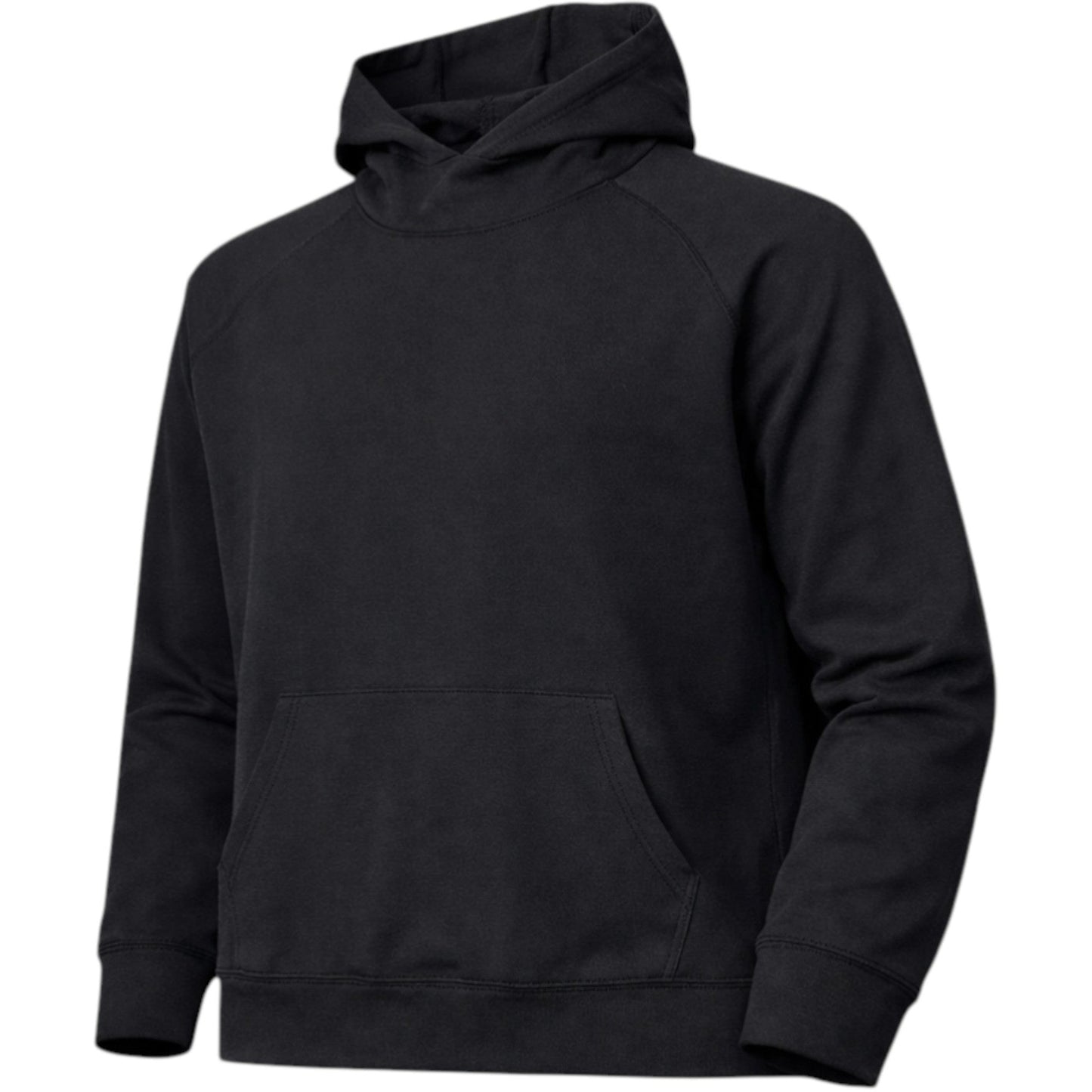 Black hoodie on a white background
