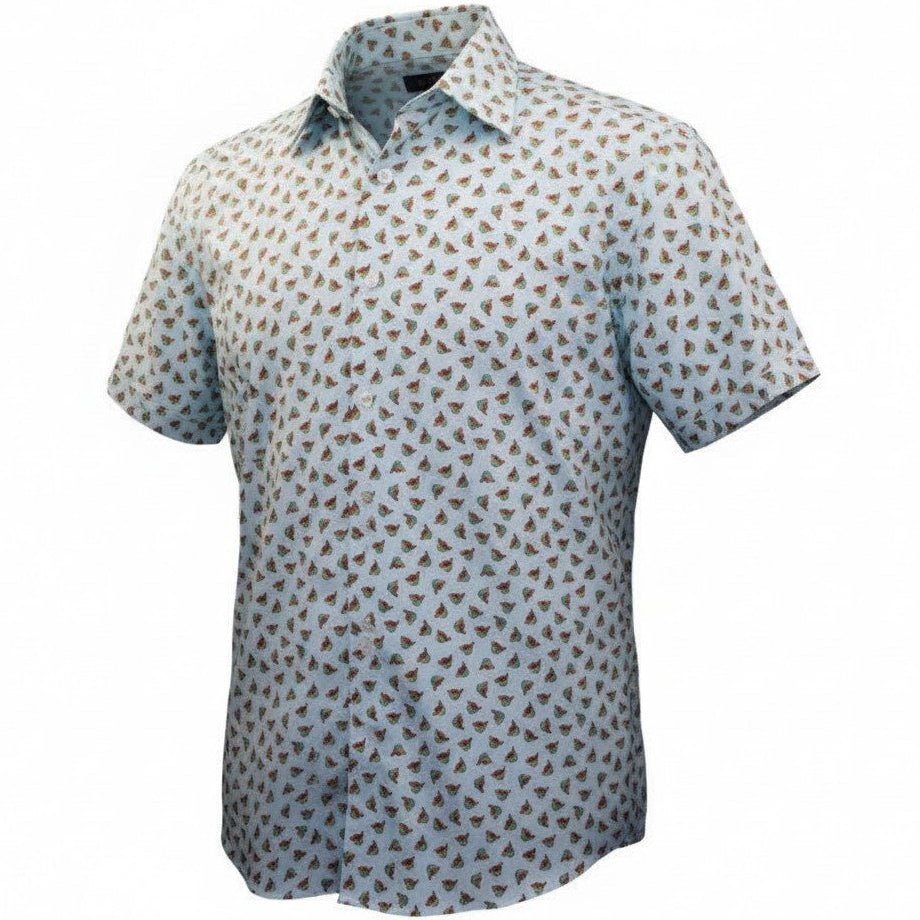 Hang Loose Woven Shirt - Aqua