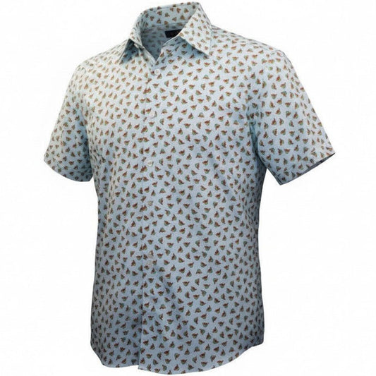 Hang Loose Woven Shirt - Aqua