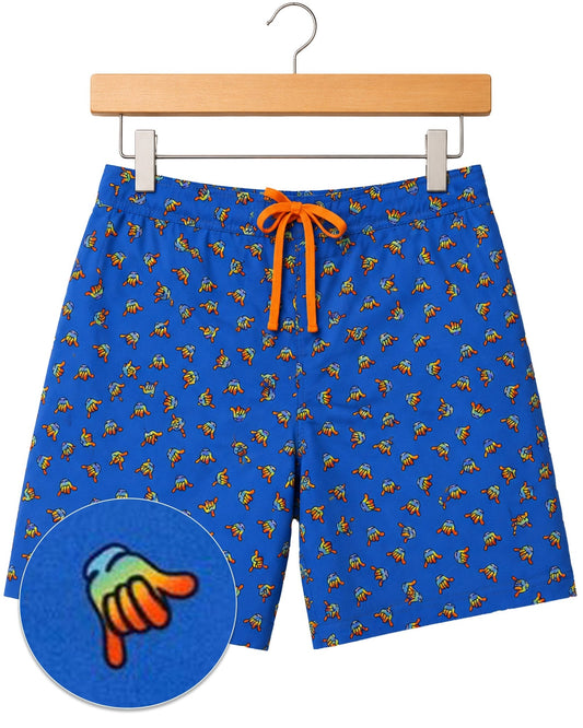 Hang Loose Boardshorts - Blue - Buoy & Boat - Swim Trunks - Blue