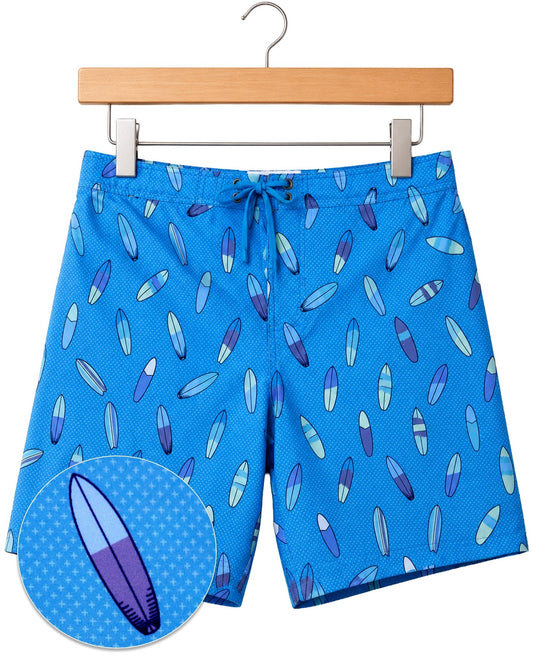 Surf Toss Boardshorts - Teal - Buoy & Boat - Swim Trunks - Teal