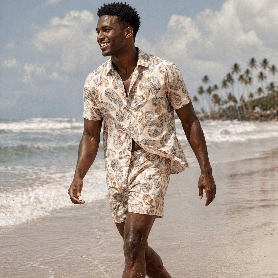 Paisley Time Woven Shirt - Buoy & Boat - Short Sleeve Woven - 