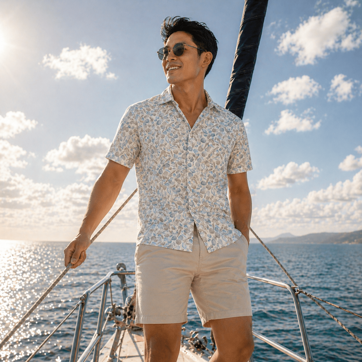 Shell Game Woven Shirt - Buoy & Boat - Short Sleeve Woven - 