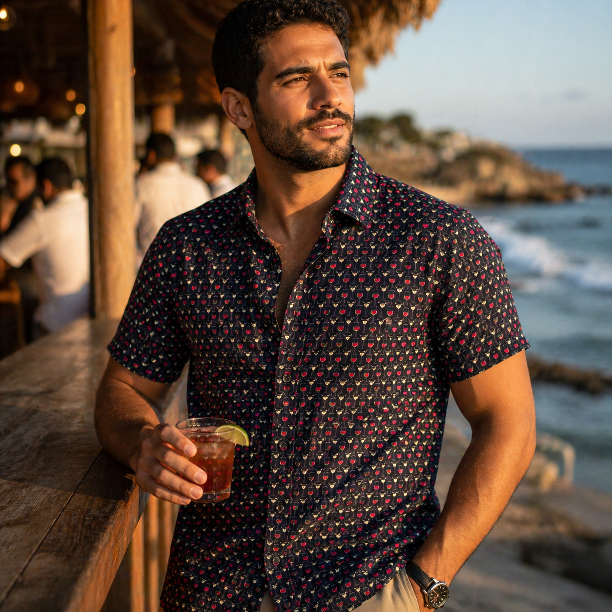 Liquor Woven Shirt - Buoy & Boat - Short Sleeve Woven - 