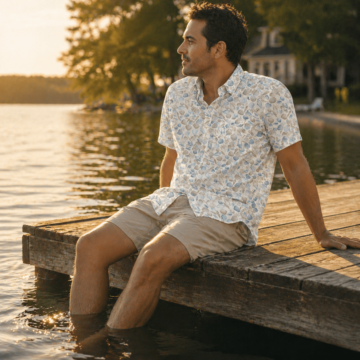 Shell Game Woven Shirt - Buoy & Boat - Short Sleeve Woven - 