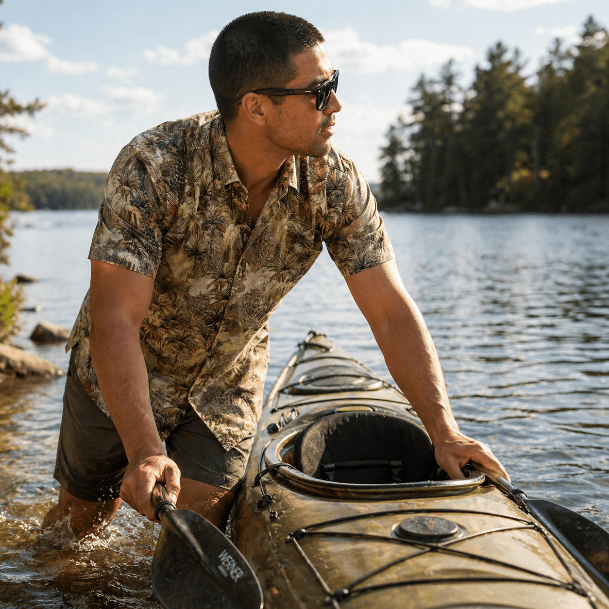 Babylon Woven Shirt - Buoy & Boat - Short Sleeve Woven - 