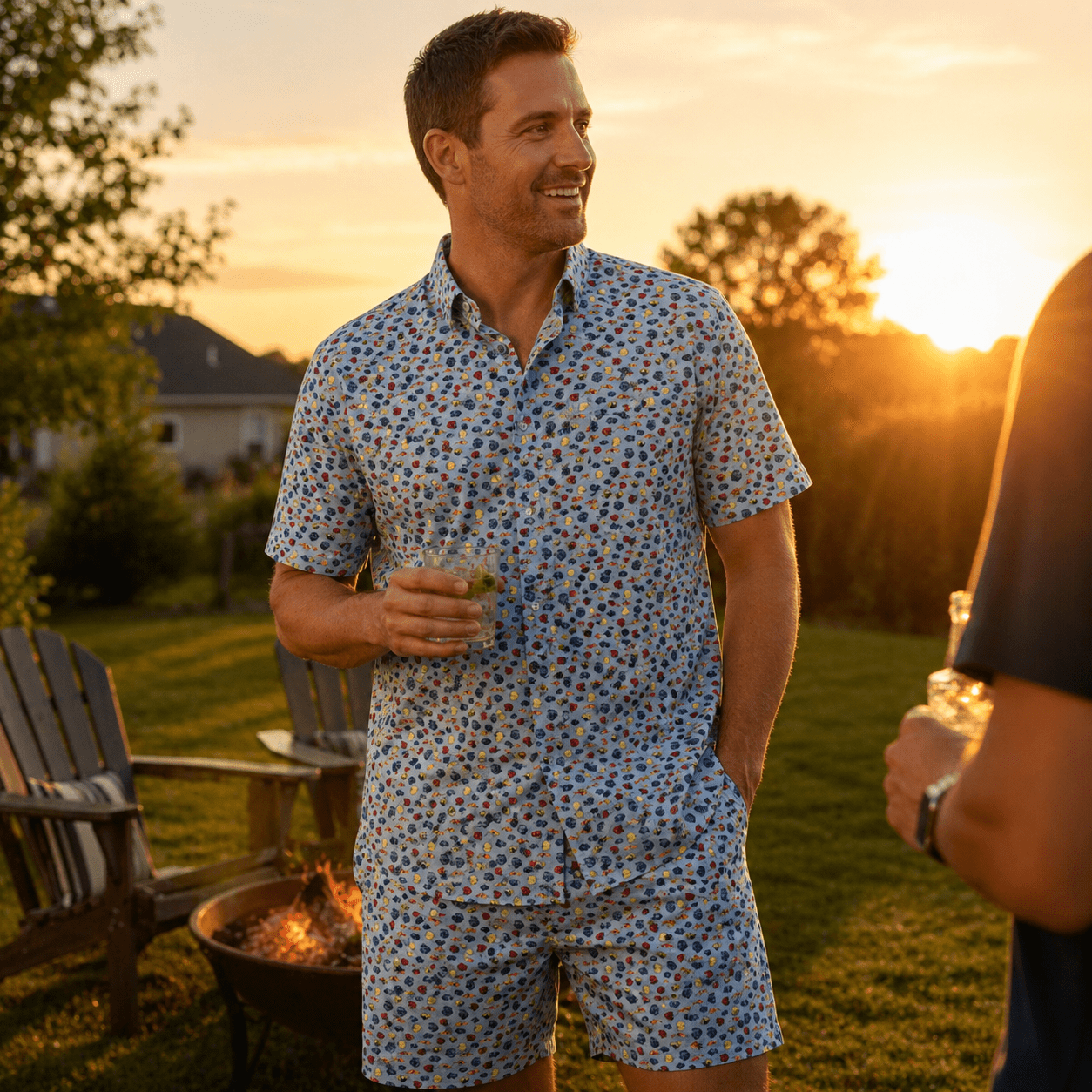 Aquarium Woven Shirt - Buoy & Boat - Short Sleeve Woven - 