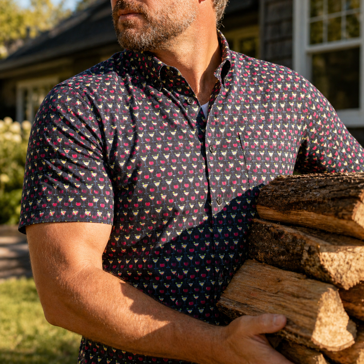 Liquor Woven Shirt - Buoy & Boat - Short Sleeve Woven - 