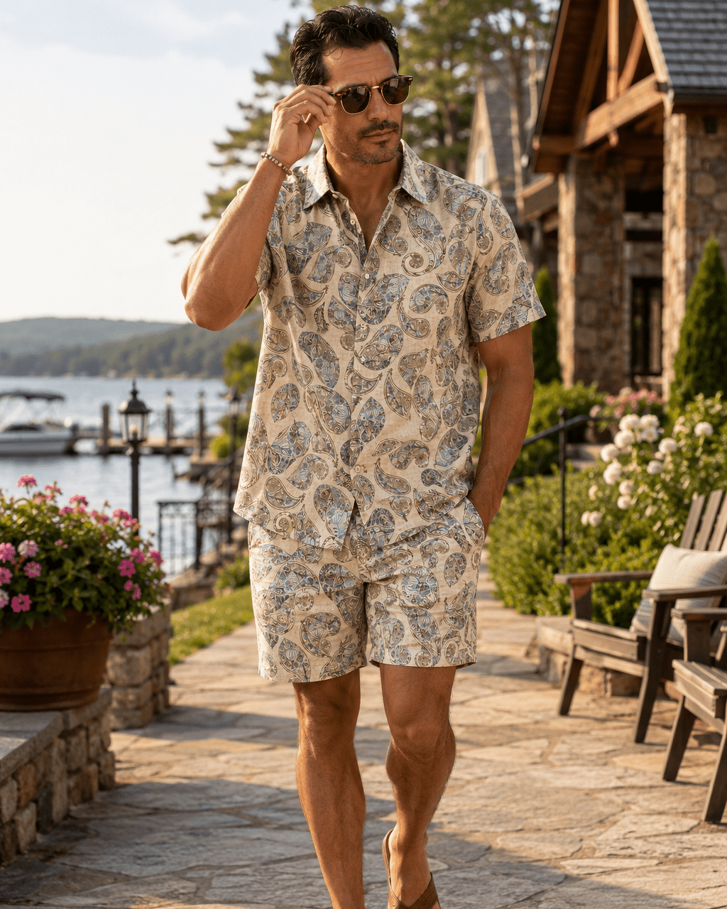 Paisley Time Cabana Set