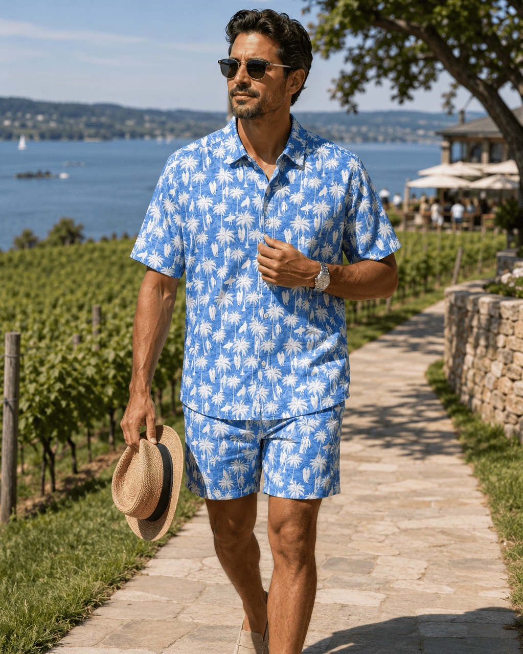 Surf Palm Cabana Set