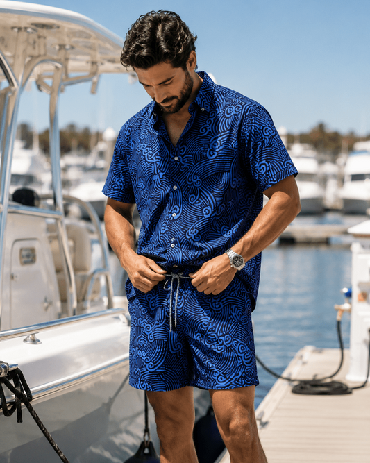 Ripcurl Cabana Set - Navy - Buoy & Boat - Cabana Set - S
