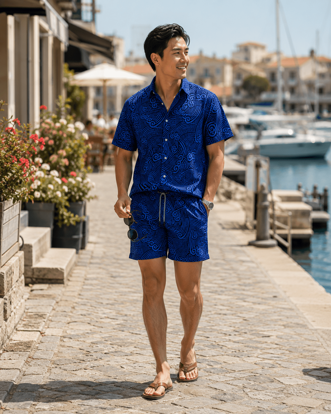 Ripcurl Woven Shirt - Navy - Buoy & Boat - Short Sleeve Performance Button Down - Navy