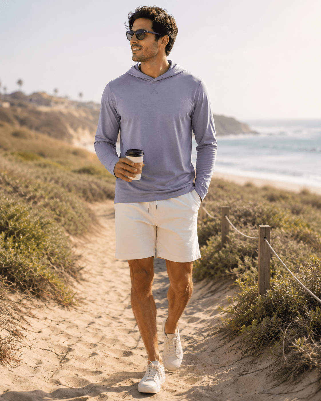 Tri Blend Hoodie - Buoy & Boat - Long Sleeve - Silver