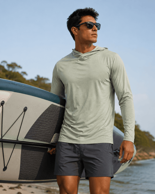 Soft touch Space Dye Long Sleeve - Mint - Buoy & Boat - Long Sleeve - Mint