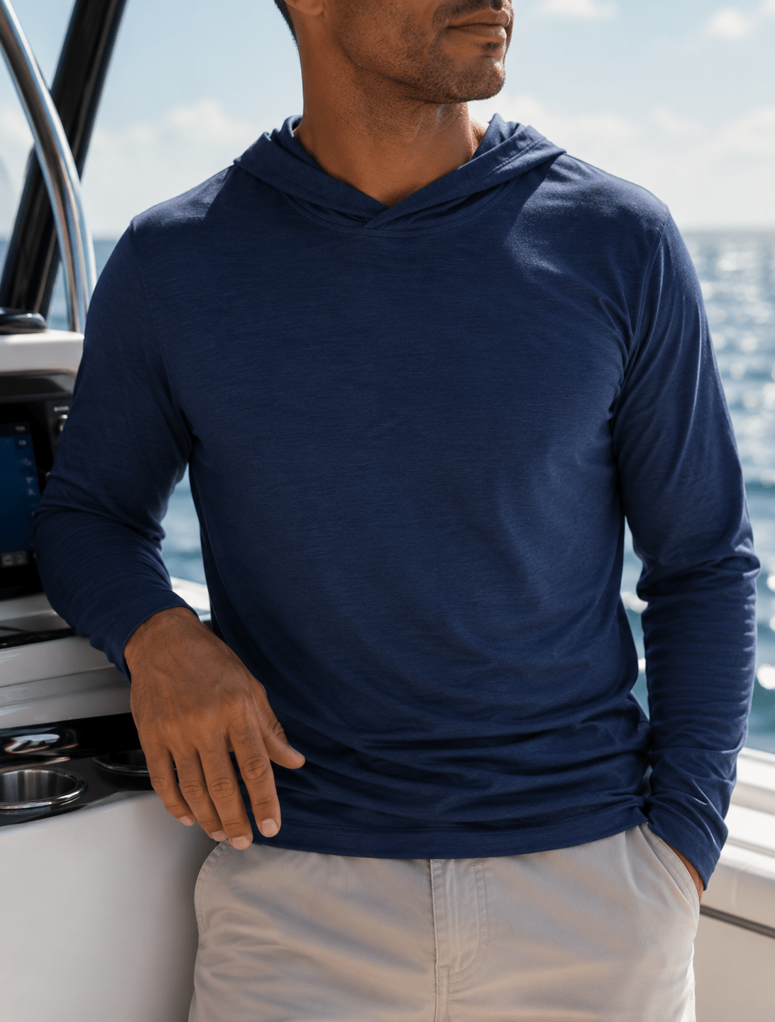 Soft Touch Space Dye Long Sleeve - Indigo - Buoy & Boat - Long Sleeve - Indigo