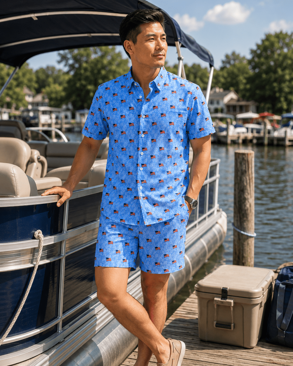 Liberty Flag Cabana Set