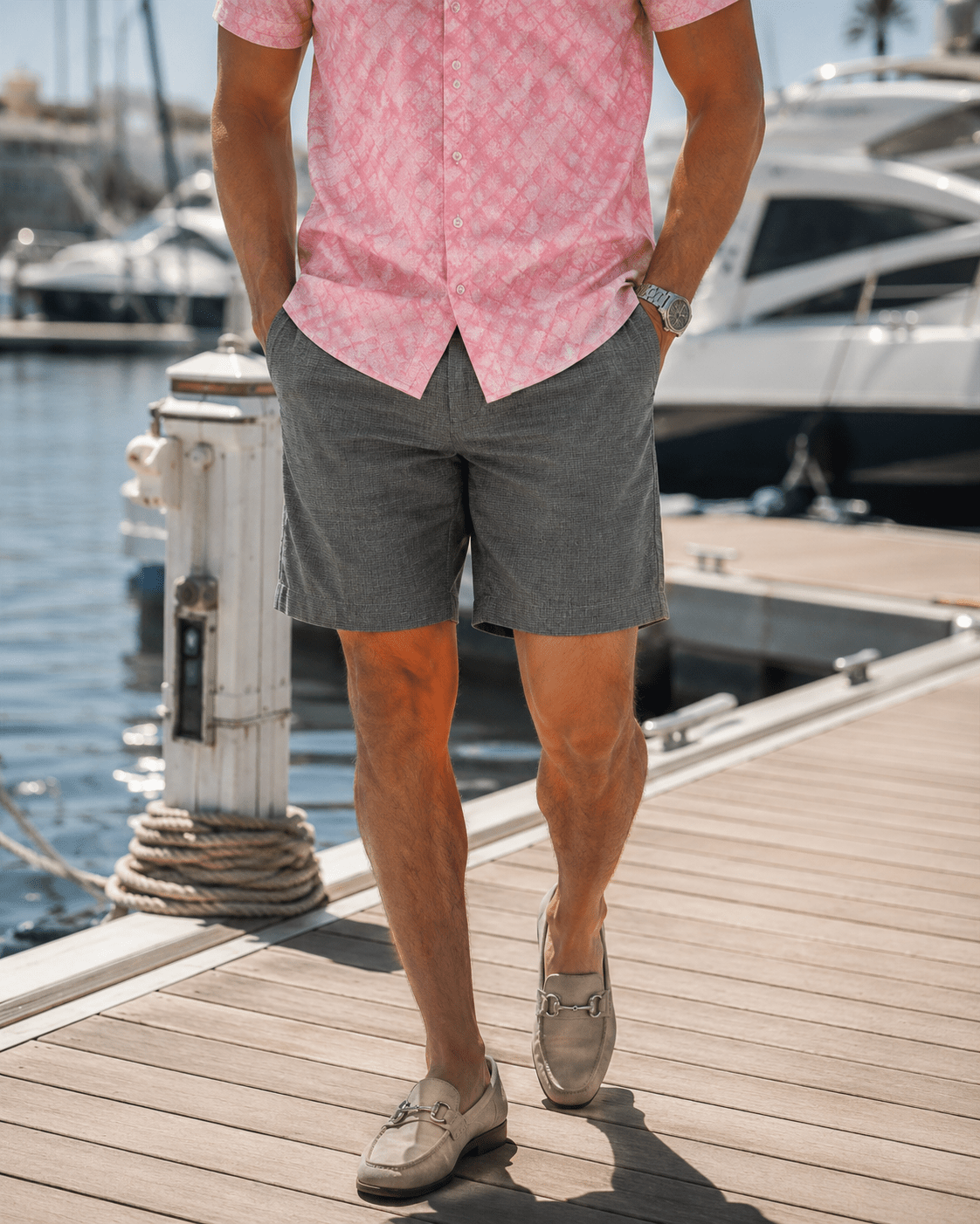 Performance Stretch Shorts - Buoy & Boat - Shorts - Charcoal