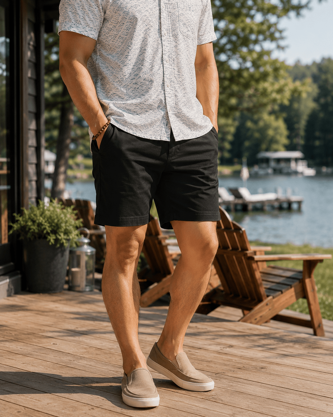 Performance Stretch Shorts - Buoy & Boat - Shorts - Black