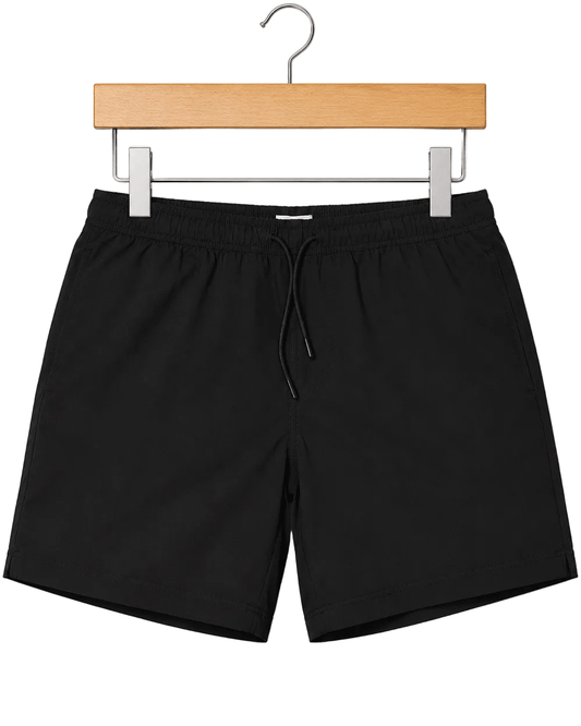 Solid Swim Trunks - Black - Buoy & Boat - Swim Trunks - Black