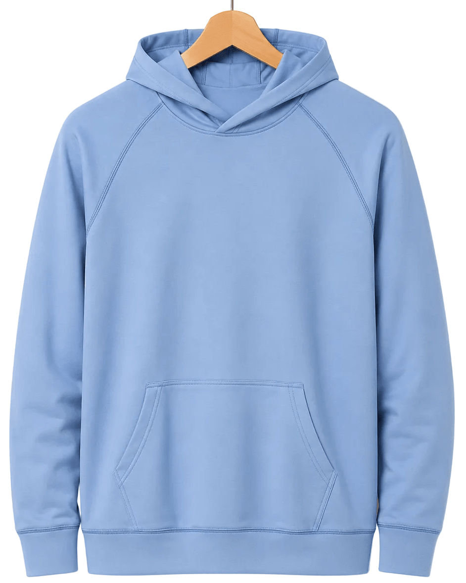 Pullover Surf Hoodie - Buoy & Boat - Long Sleeve - Blue