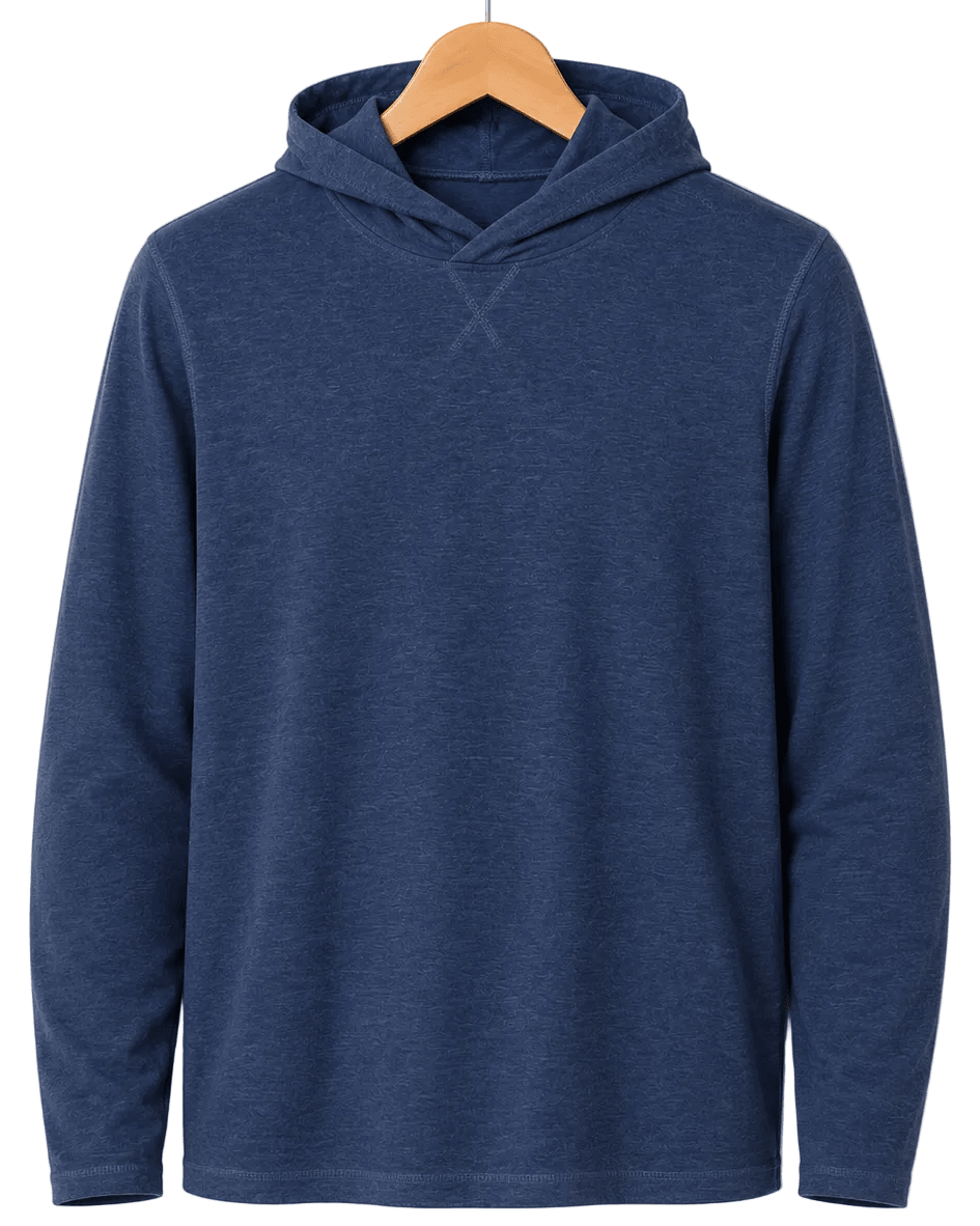 Tri Blend Hoodie - Buoy & Boat - Long Sleeve - Navy