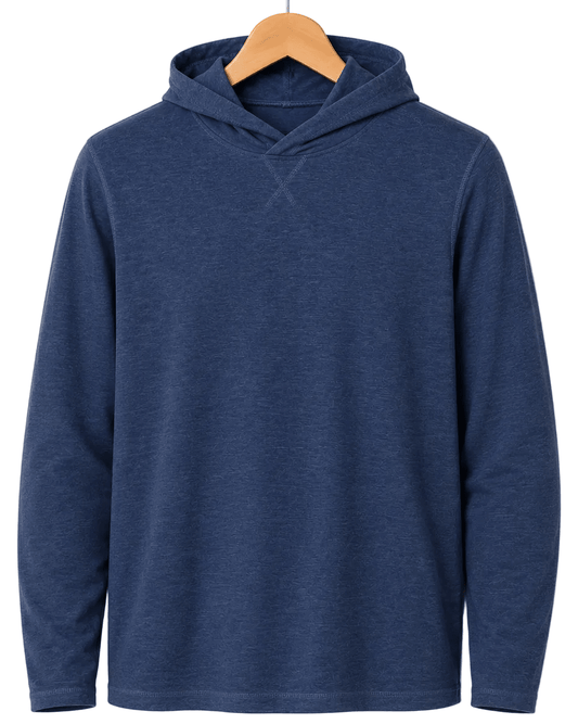Tri Blend Hoodie - Buoy & Boat - Long Sleeve - Navy