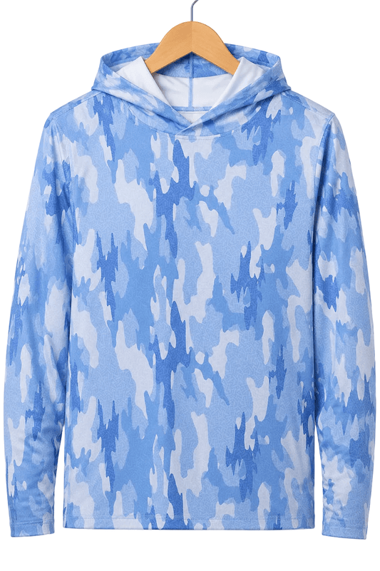 Surf Island Camo Long Sleeve - Blue - Buoy & Boat - Long Sleeve - Blue