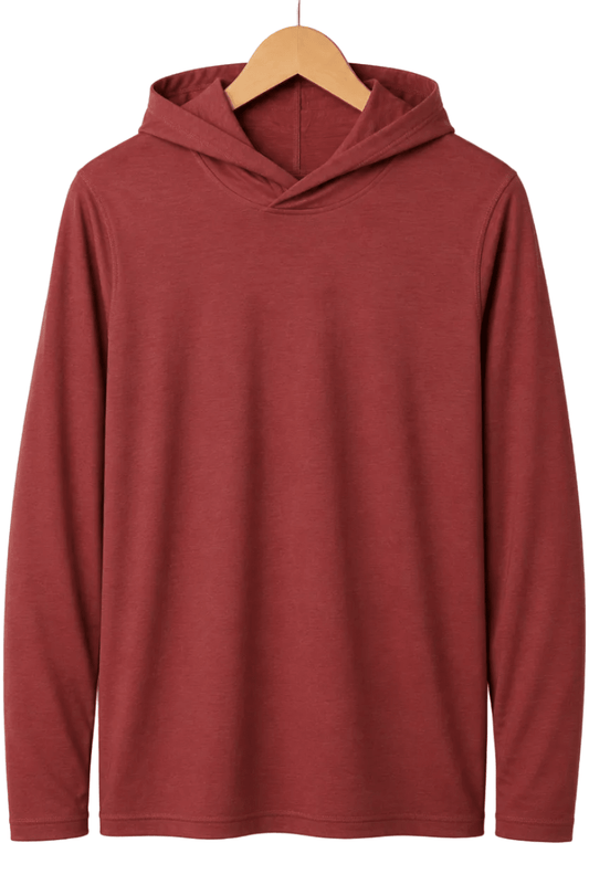 Soft Touch Space Dye Long Sleeve - Red - Buoy & Boat - Long Sleeve - Red