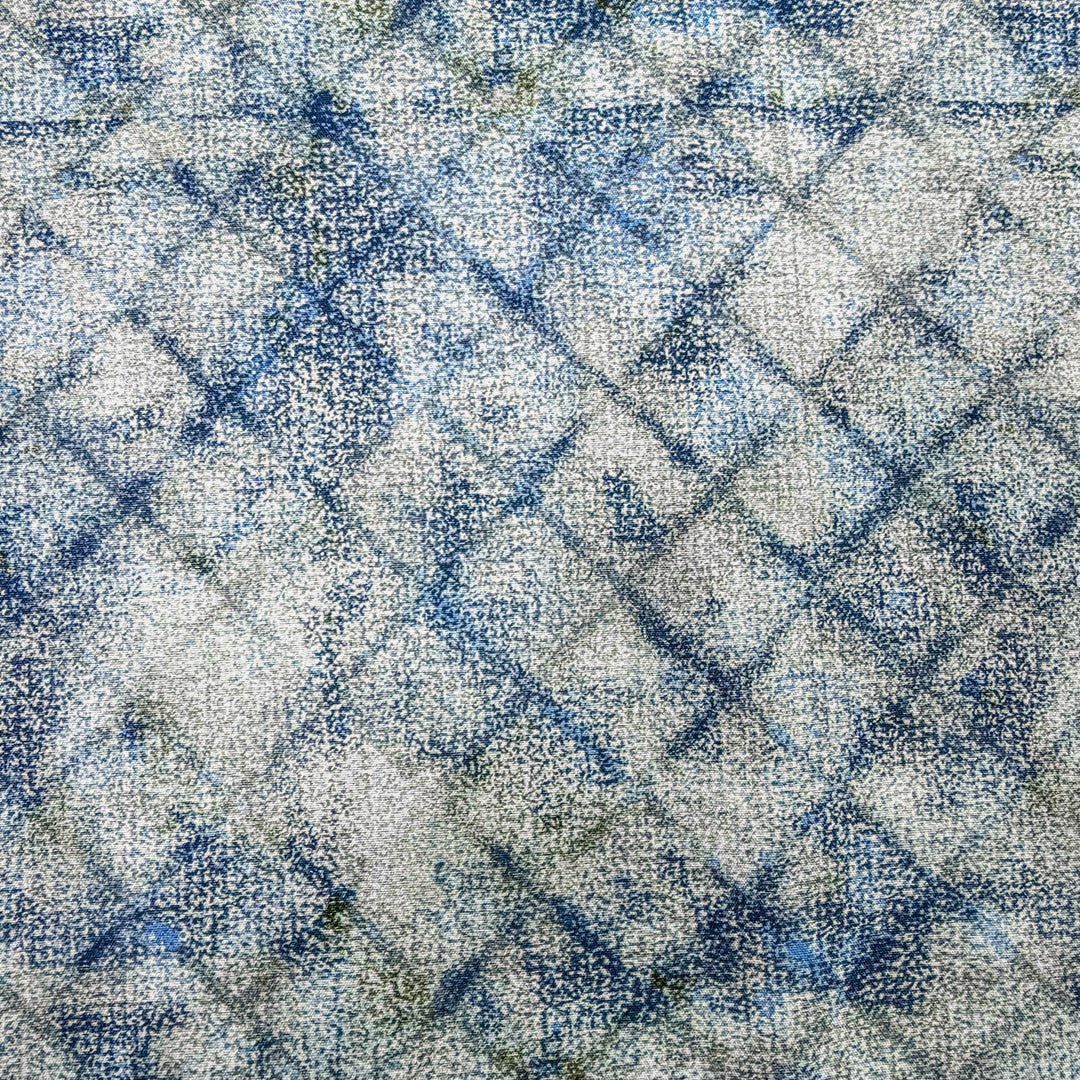 Oxford Diamonds Woven Shirt – Indigo/Tan