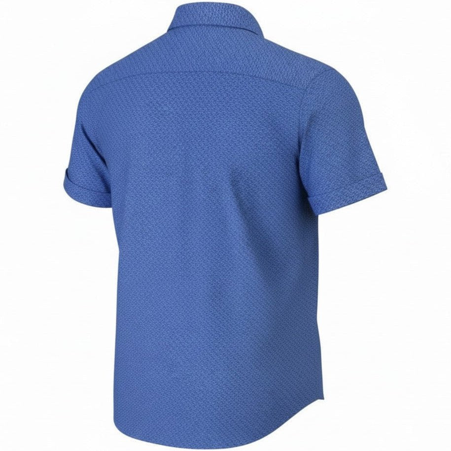 Wave Woven Shirt - Blue - Buoy & Boat - Short Sleeve Woven - 