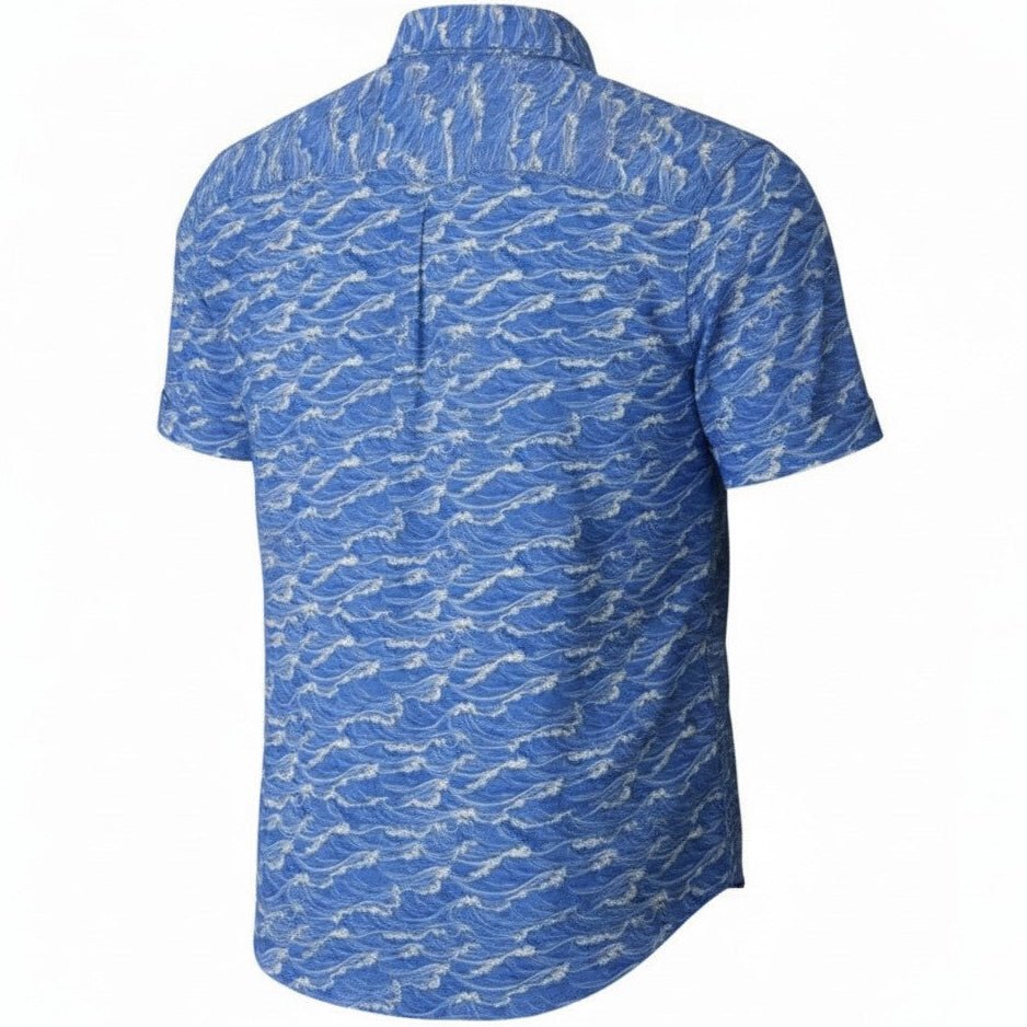 Tidal Woven Shirt - Blue - Buoy & Boat - Short Sleeve Woven - 