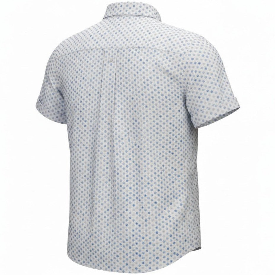Whose At The Wheel Woven Shirt - White