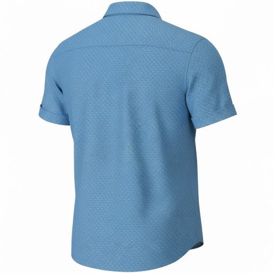 Wave Woven Shirt - Aqua - Buoy & Boat - Short Sleeve Woven - 