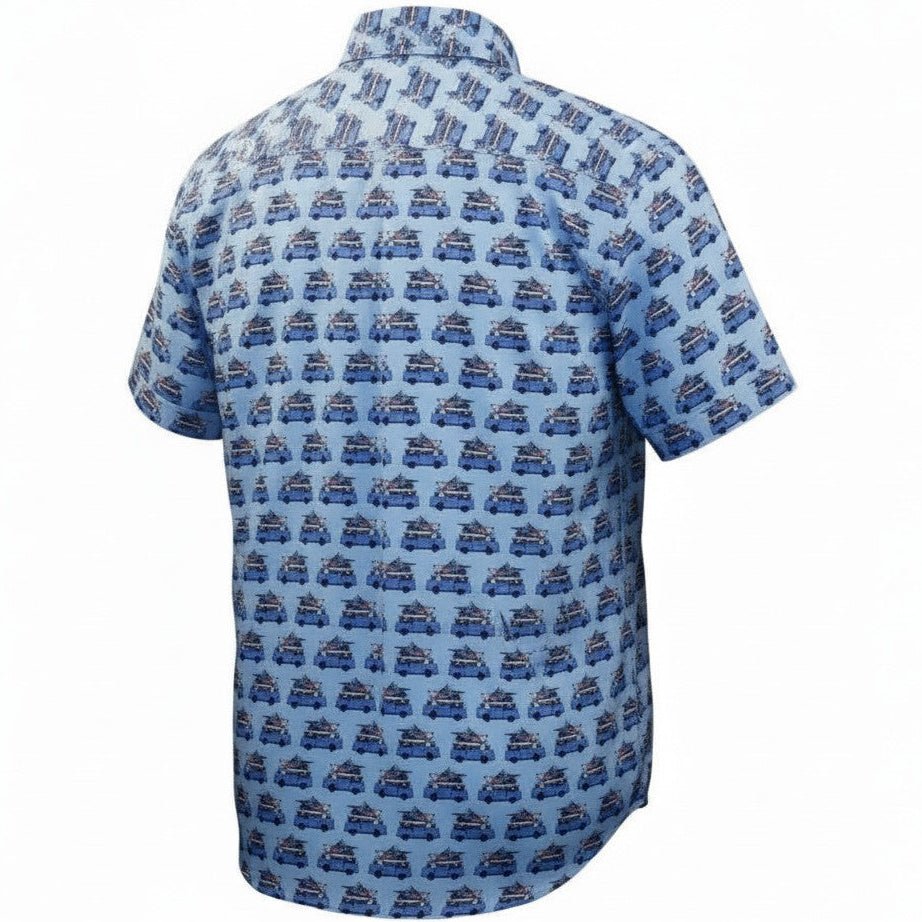Hippie Van Woven Shirt - Blue