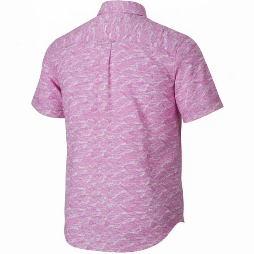 Tidal Woven Shirt - Pink - Buoy & Boat - Short Sleeve Woven - 