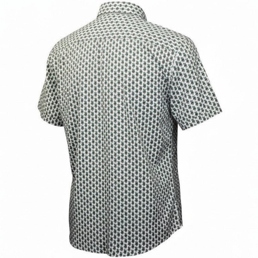 Pineapple Skull Woven Shirt - White