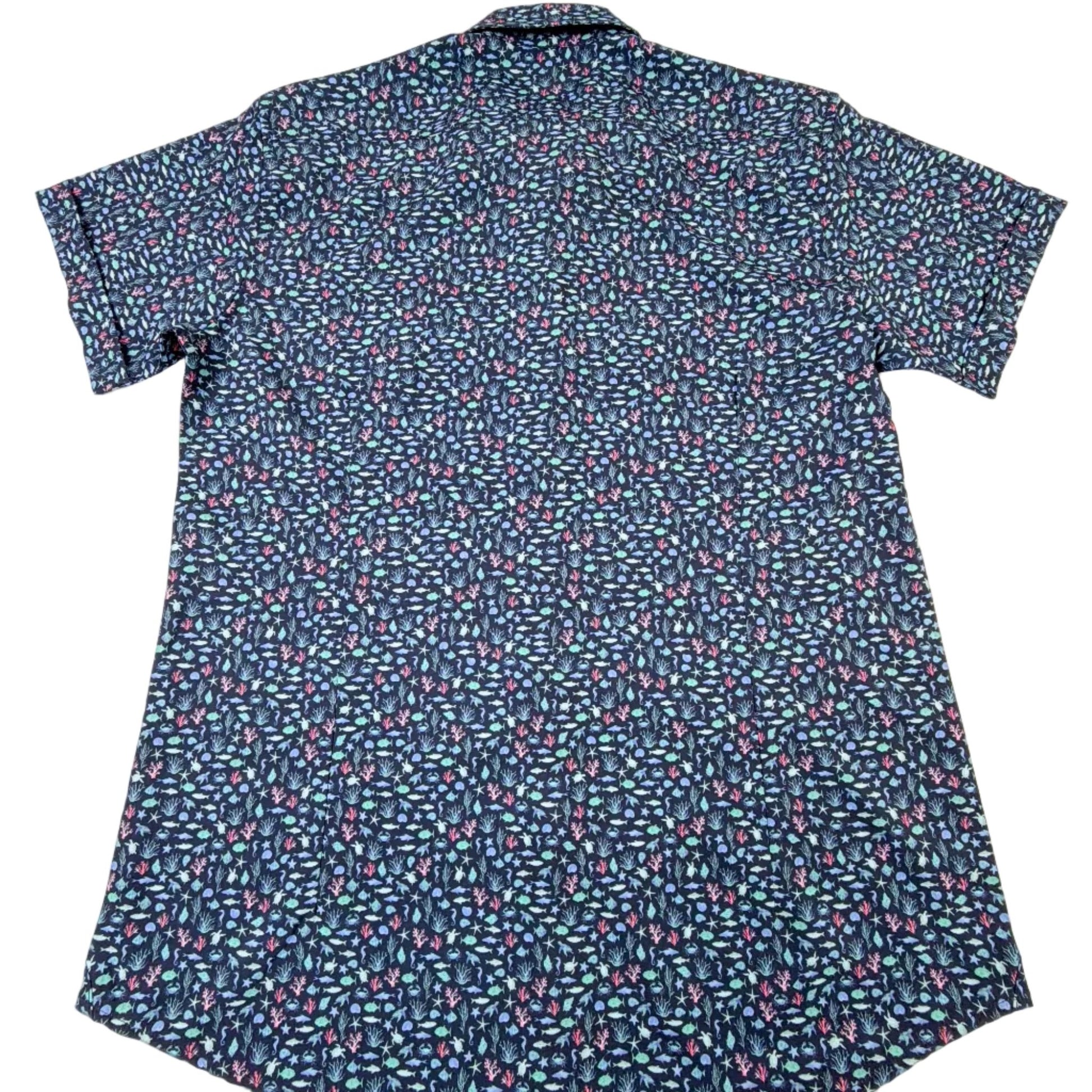 Marine Life Woven Shirt - Buoy & Boat - Short Sleeve Woven - Navy