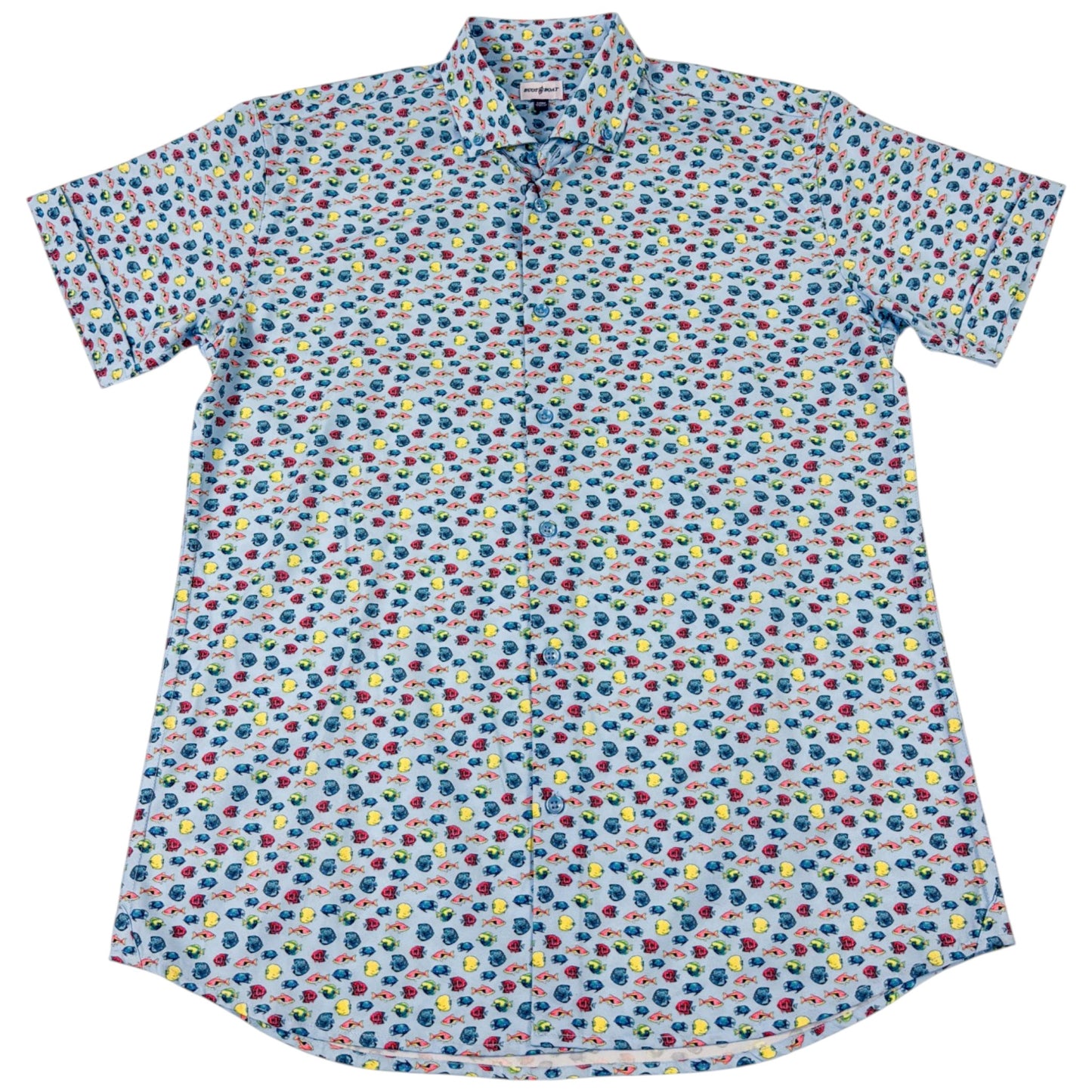 Aquarium Woven Shirt - Buoy & Boat - Short Sleeve Woven - 