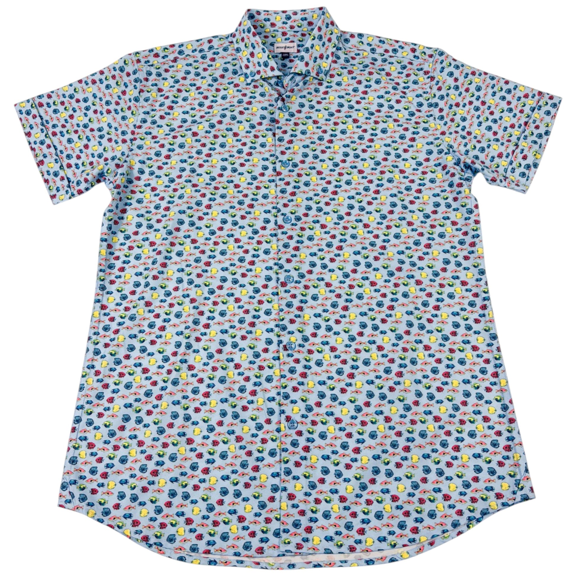 Aquarium Woven Shirt - Buoy & Boat - Short Sleeve Woven - 