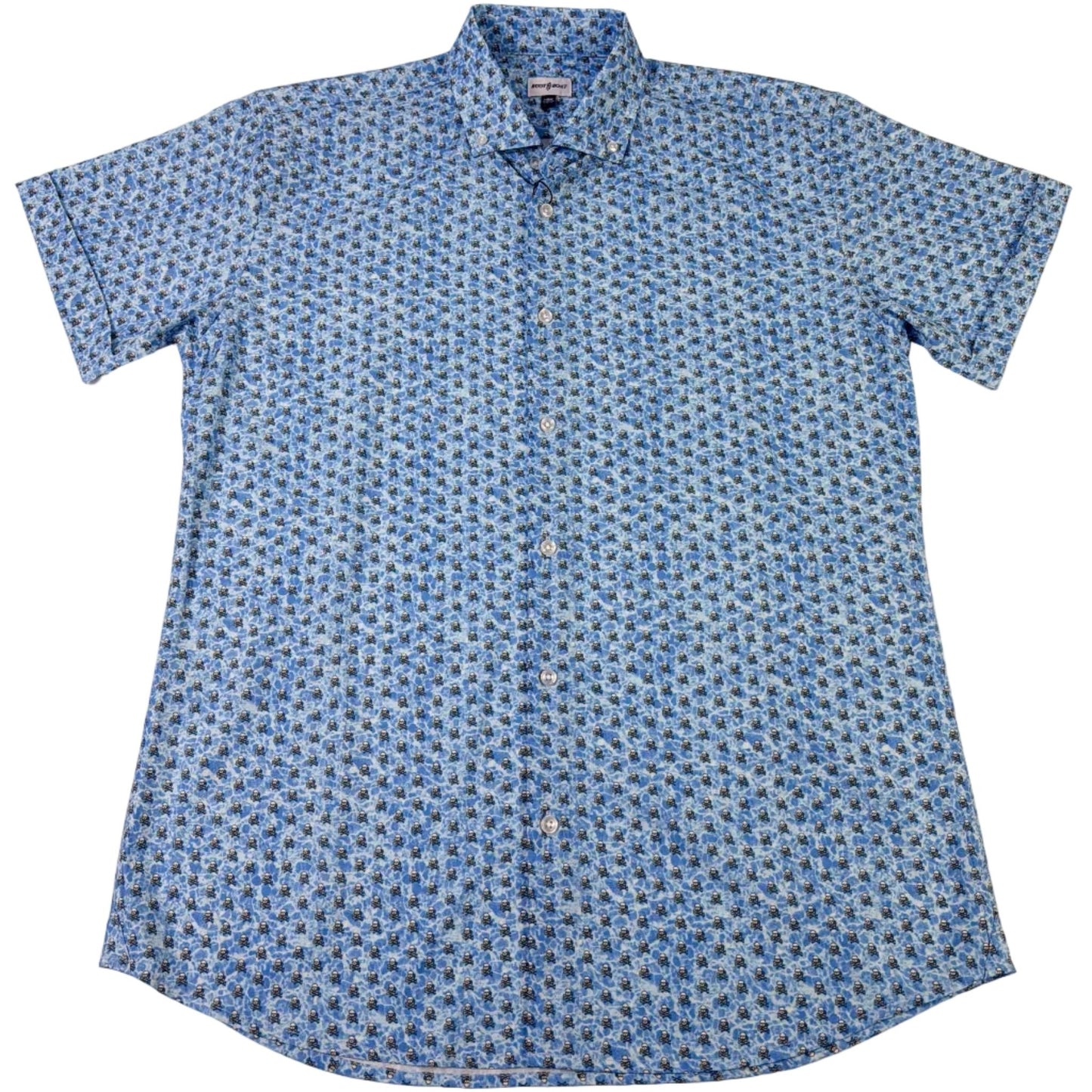 Water Skulls Woven Shirt - Buoy & Boat - Short Sleeve Woven - 